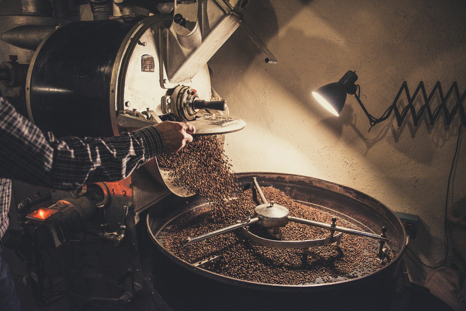 Röstofen in der Manufaktur